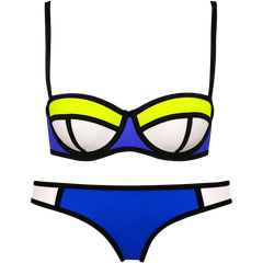 GLove Bright Diving Suit Material-neoprene Bikini Set
